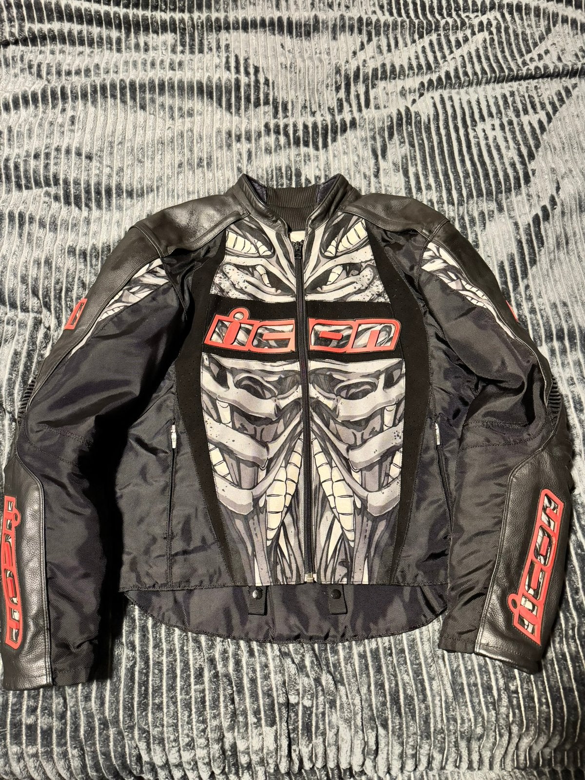 ️ ICON Arc Speedfreak Motorjas (Maat M / MD), Motoren, Ophalen of Verzenden, Tweedehands, Heren, Jas | textiel
