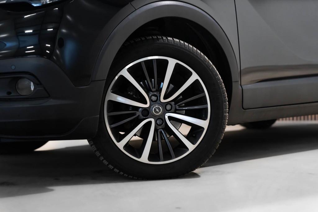 Opel CROSSLAND X 1.2 Turbo Ultimate 2018 AUTOMAAT LED CAMERA, Gebruikt, Zwart, Bedrijf, 600 kg