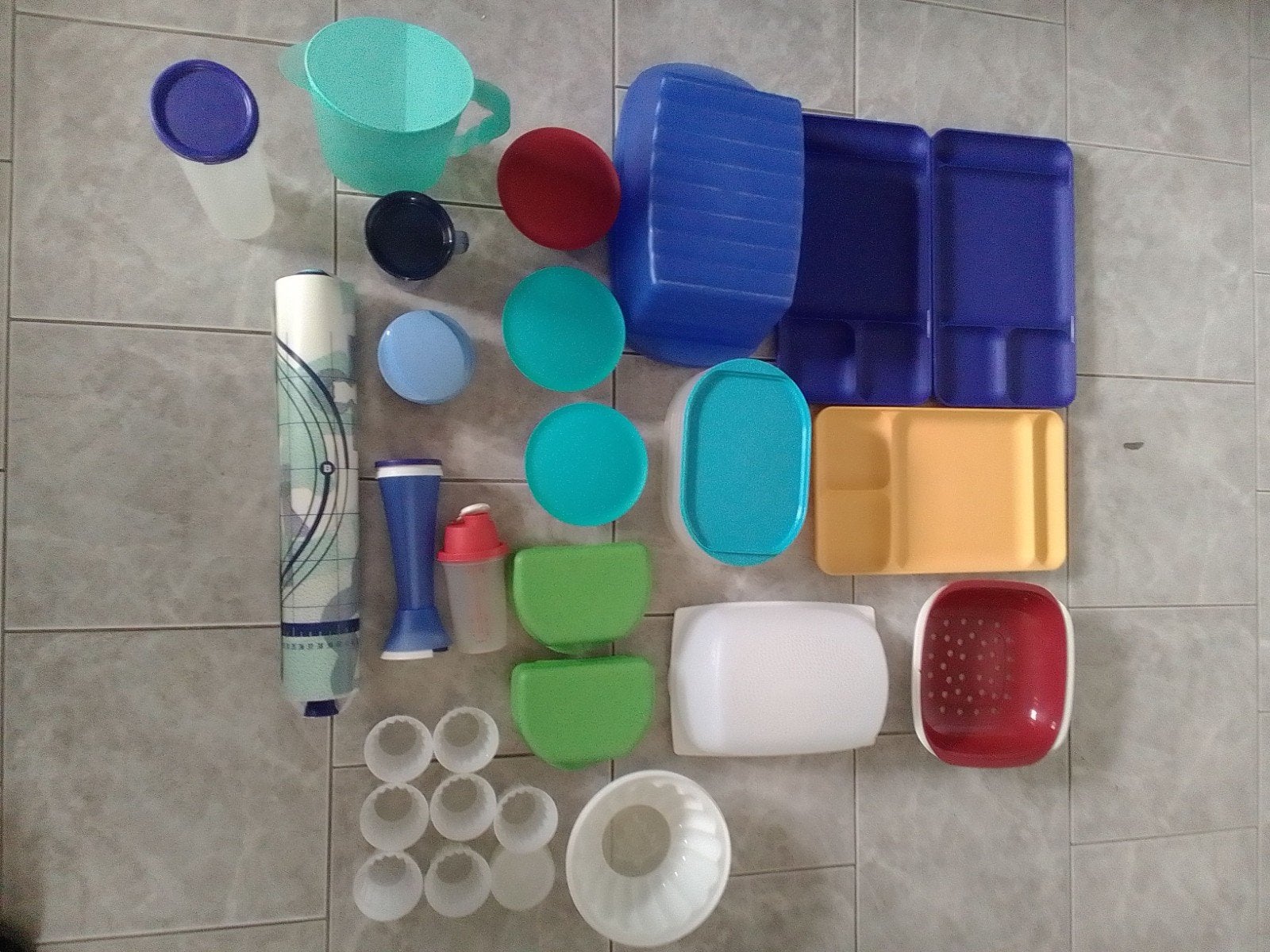Tupperware, Ophalen, Overige typen