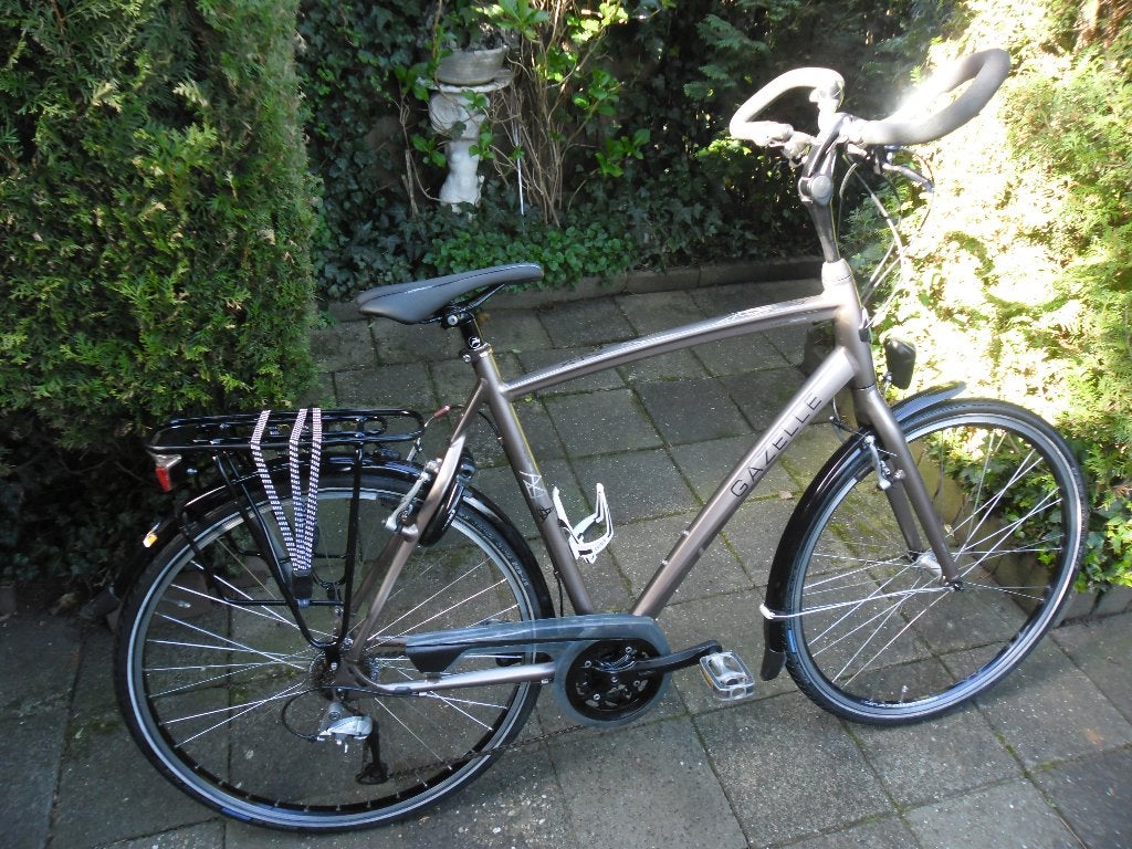 Te koop zeer goede Gazelle Trekking Heren Fiets., Ophalen, 28 inch, Zo goed als nieuw, 61 tot 65 cm