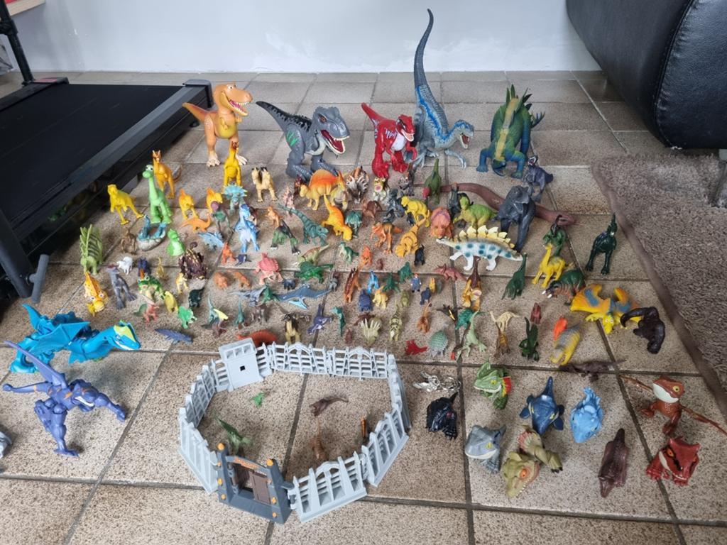 Grote verzameling dinosaurussen, Ophalen of Verzenden, Gebruikt, Jongen of Meisje