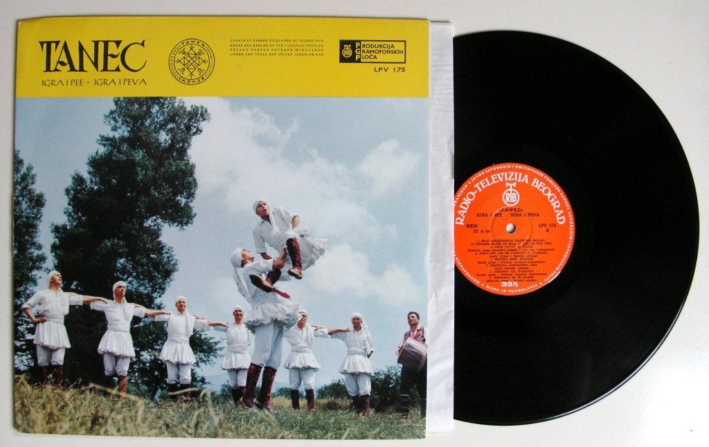 Tanec ‎Tanec Igra I Pee . Igra I Peva 12 nrs 1971 ZGAN, LP, Balkan, Ophalen of Verzenden, Zo goed als nieuw