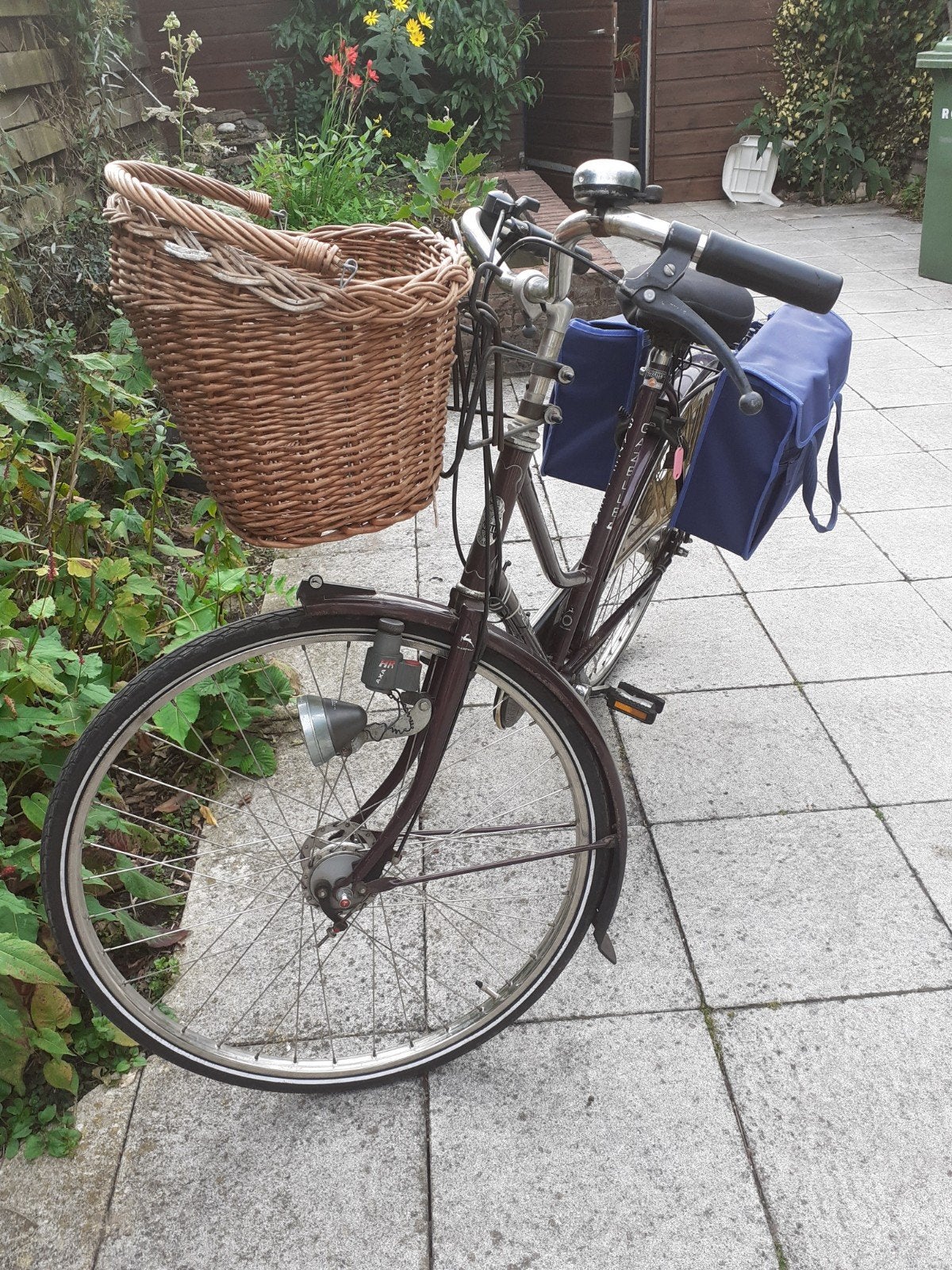 gazelle 28 inch damesfiets gratis mand en tas, Fietsen en Brommers, Ophalen, Gebruikt, Versnellingen, Gazelle supereur
