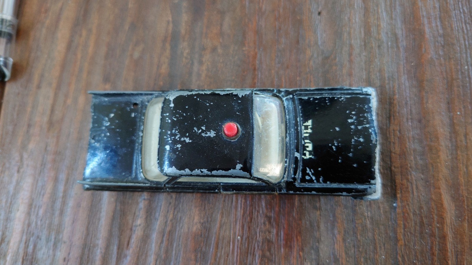 Dinky Toys Cadillac Police Car - Vintage Modelauto, Ophalen of Verzenden, Gebruikt, Auto, Dinky Toys