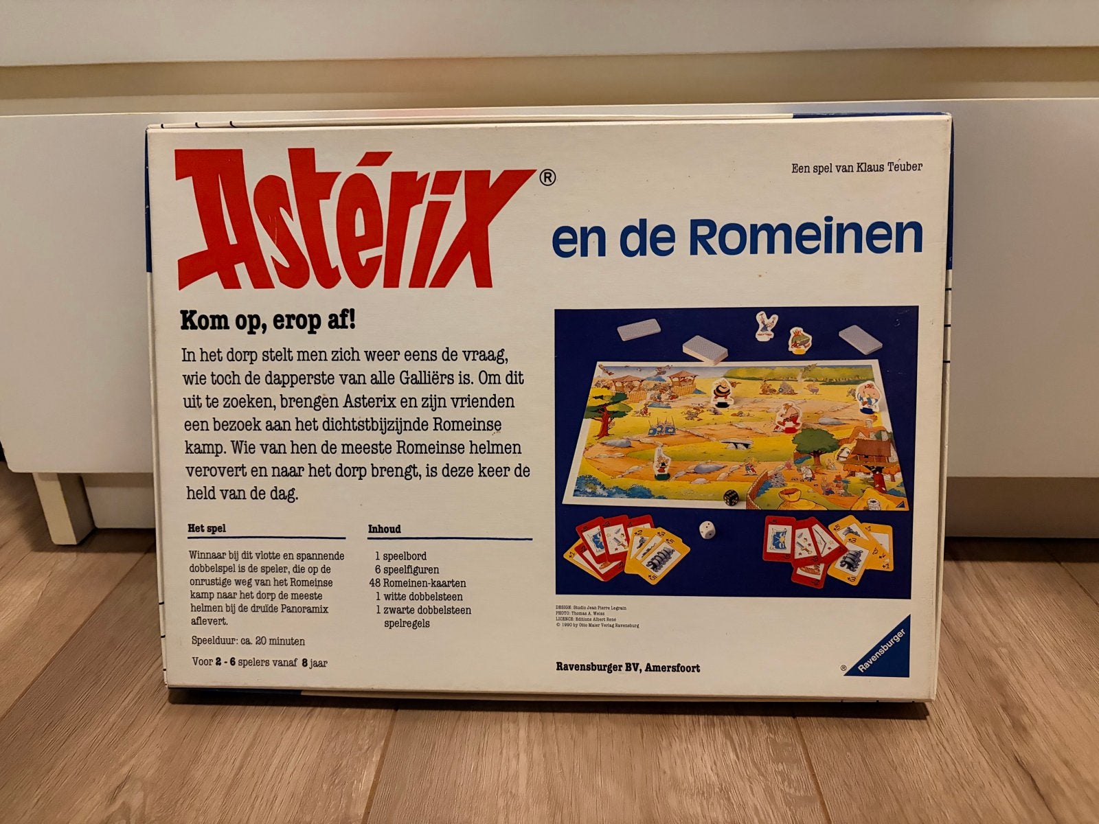 Asterix en de Romeinen bordspel Ravensburger, Drie of vier spelers, Ophalen of Verzenden, Gebruikt