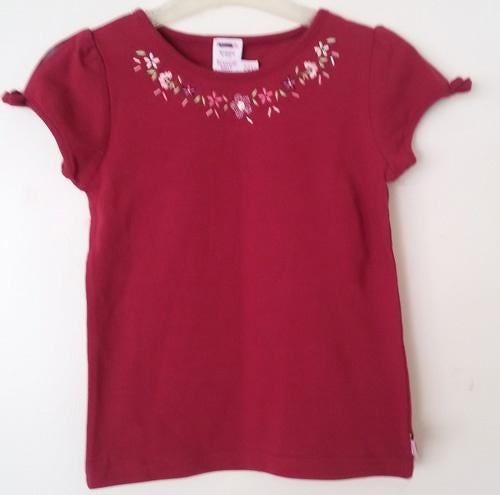 Maat 116 Rood Gymboree shirt NIEUW (10579) a, Kinderen en Baby's, Kinderkleding | Maat 116, Nieuw, Meisje, Shirt of Longsleeve
