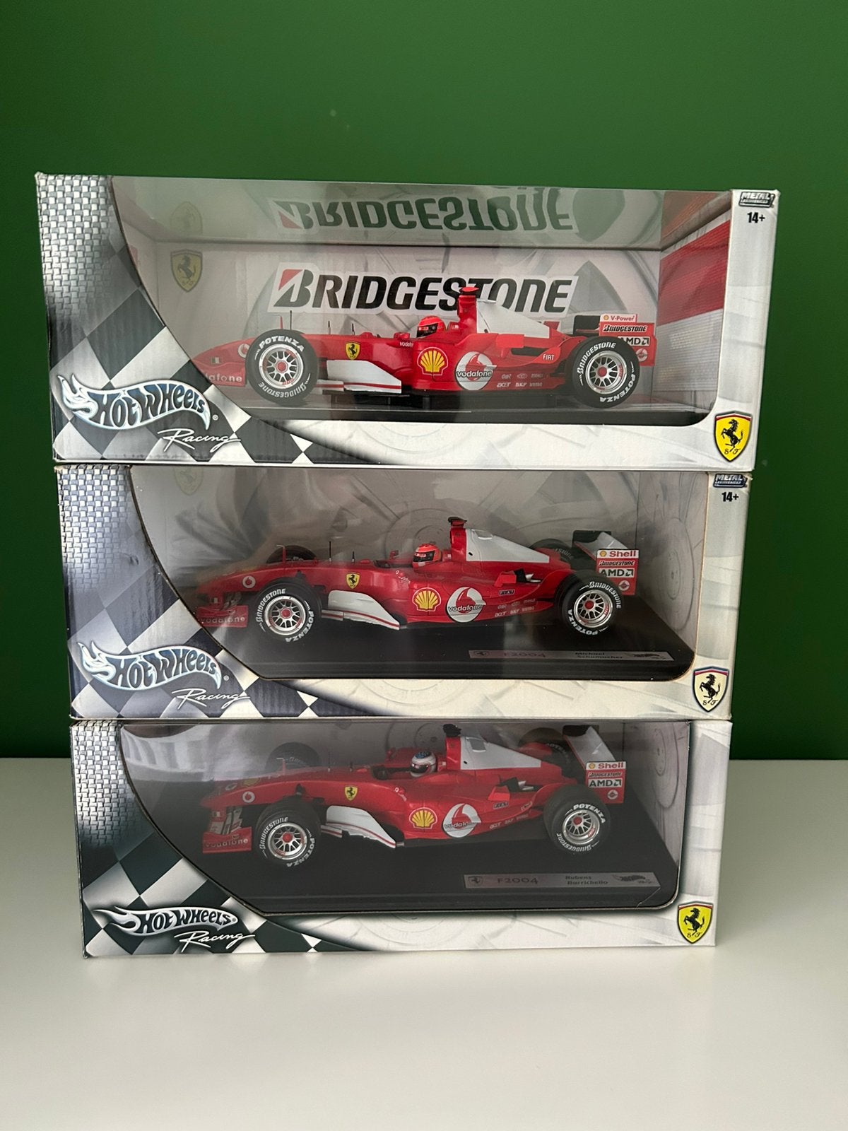 Hotwheels F1 Ferrari 1:18, Ophalen of Verzenden, Zo goed als nieuw, Hot Wheels