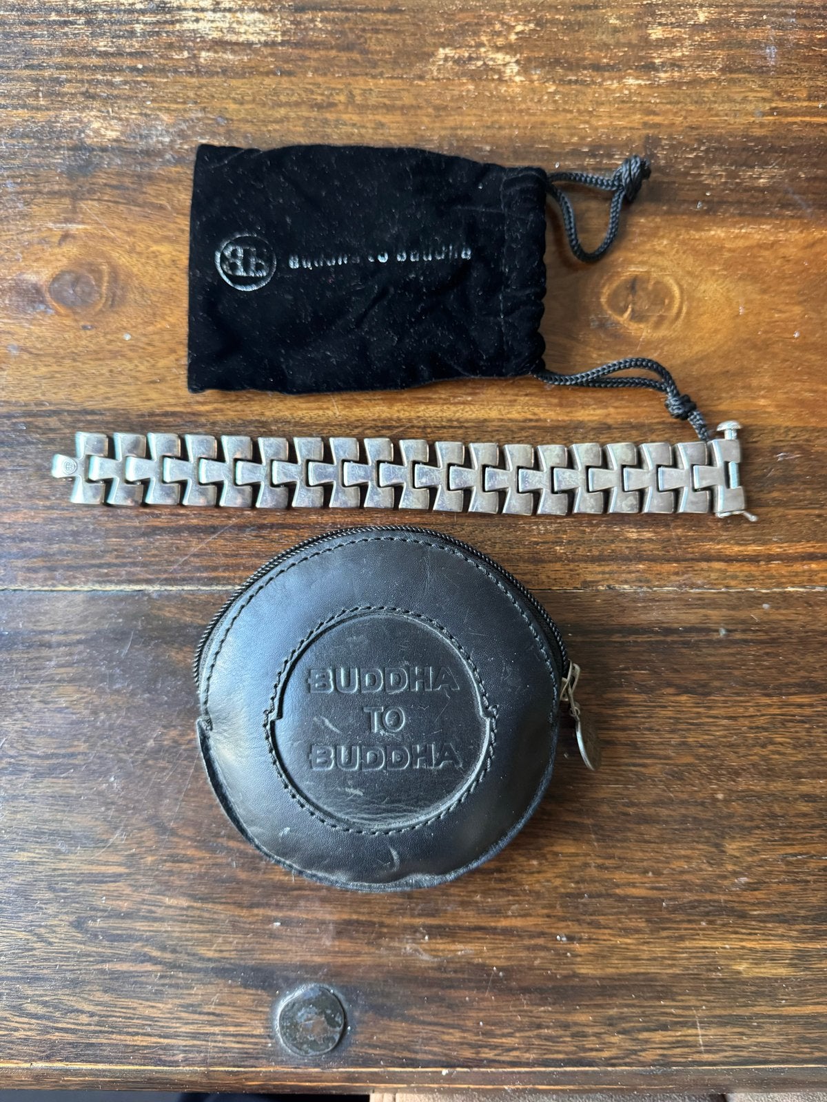 Vintage Buddha to Buddha Batul Armband 925 Zilver 23cm, Ophalen of Verzenden, Gebruikt, Zilver