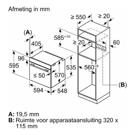 Siemens inbouwoven HQ574AER3 - Toegevoegde stoom, BSH Huishoudapparaten, 60 cm of meer, Informatie@bshg.com, Ophalen of Verzenden