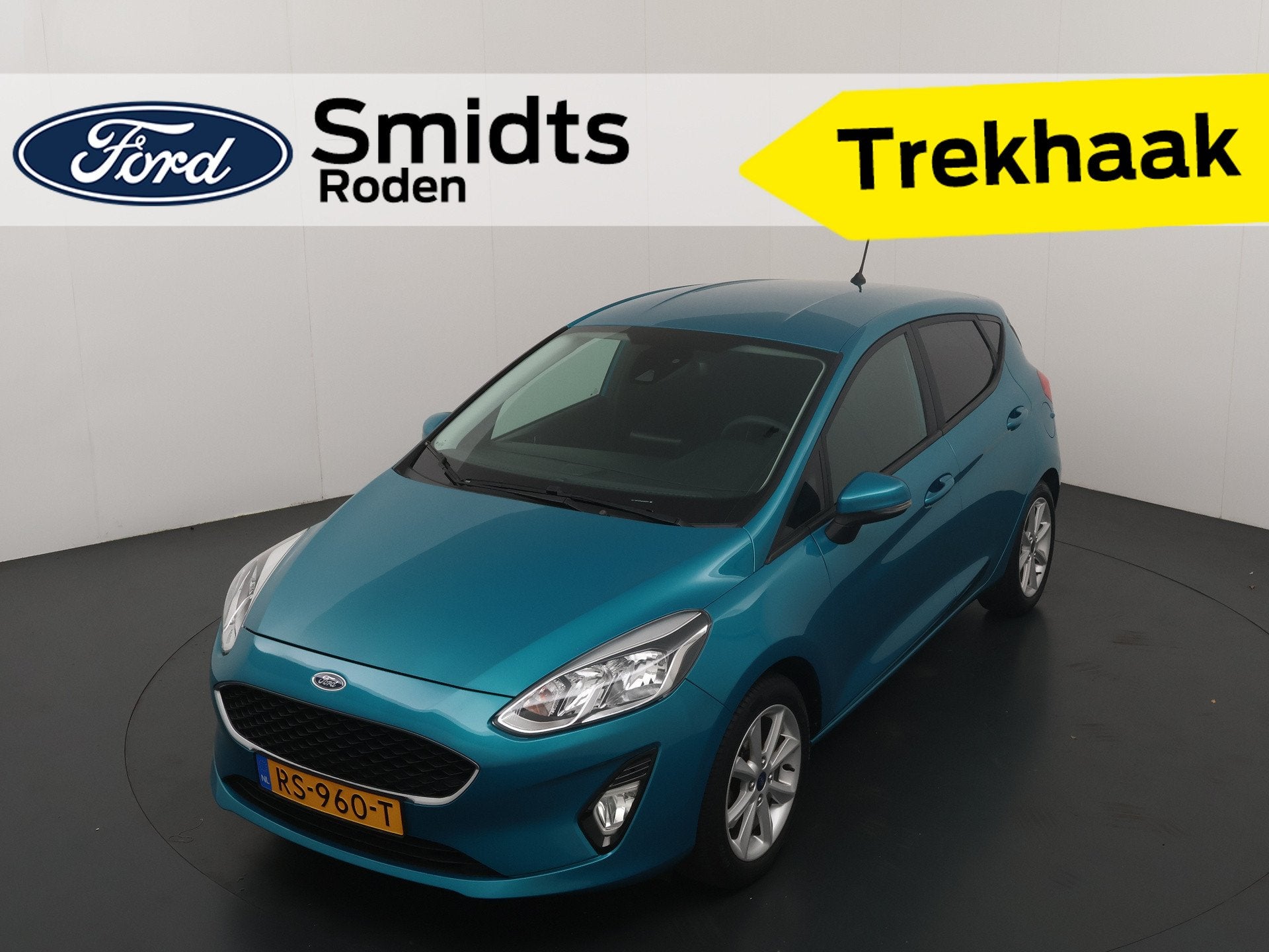 Ford Fiesta 1.1 Trend | Trekhaak | Voorruitverwarming | Airc, Auto's, Blauw, 23 km/l, Origineel Nederlands, 1084 cc