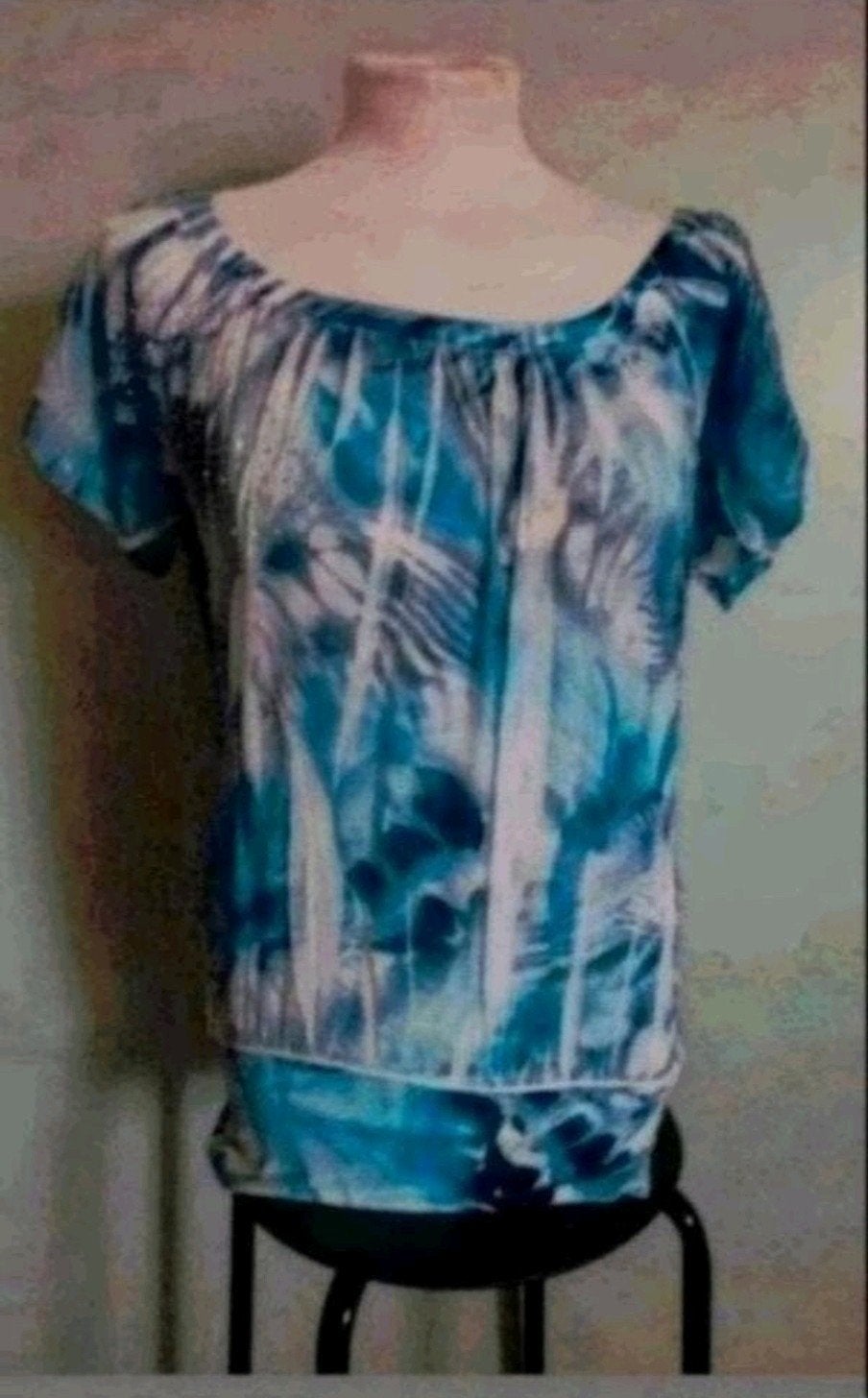 Jane Norman blauw blouse, Maat 38/40 (M), Blauw, Jane Norman, Ophalen of Verzenden