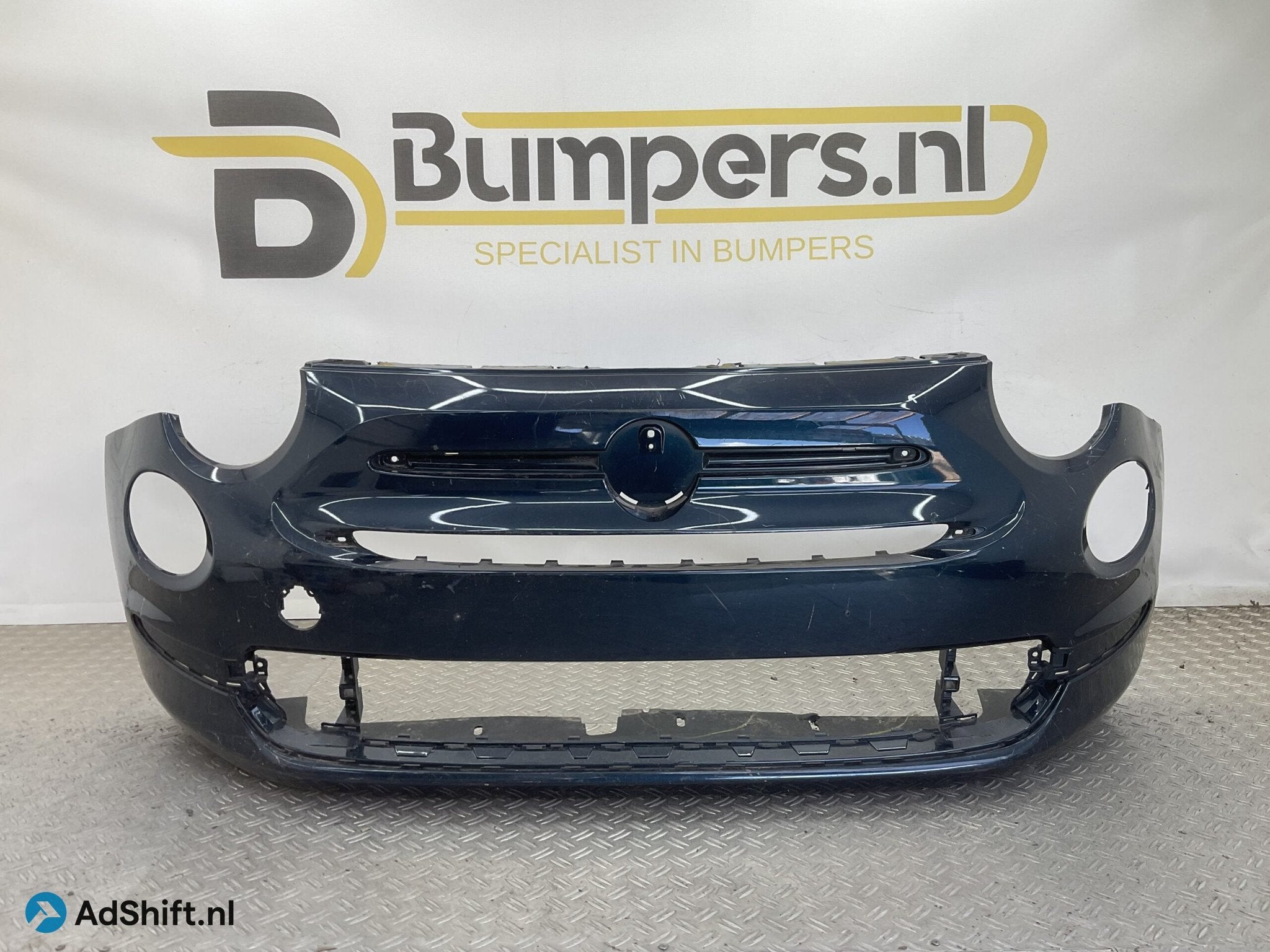 Bumper Fiat 500 Lounge Facelift 16-23 735619491 Voorbumper B, Bumper