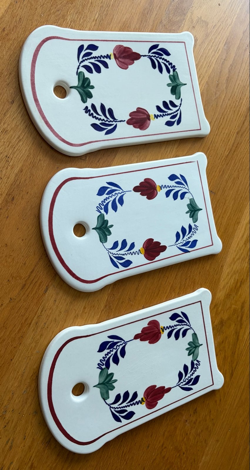 Set van 3 Boerenbond Boch kaasplankjes /snijplankjes, Ophalen of Verzenden