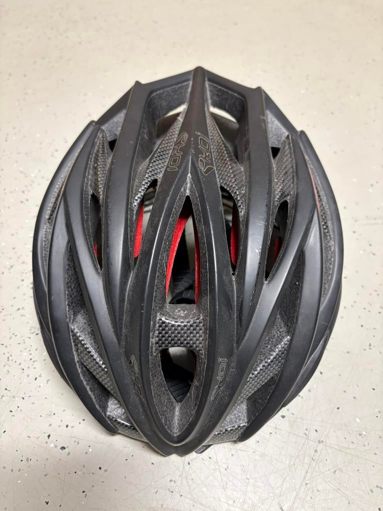 Fietshelm, Fietsen en Brommers, Fietsaccessoires | Fietshelmen, Ophalen of Verzenden, Gebruikt, L, Heer of Dame