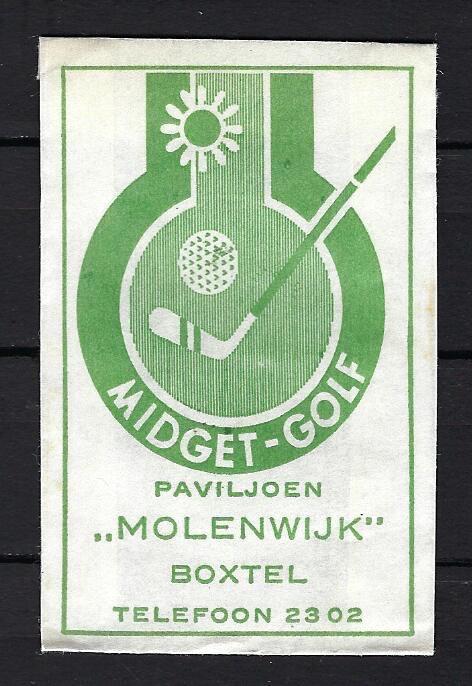 80 Boxtel midgetgolf paviljoen MILENWIJK, Ophalen of Verzenden, Nederland