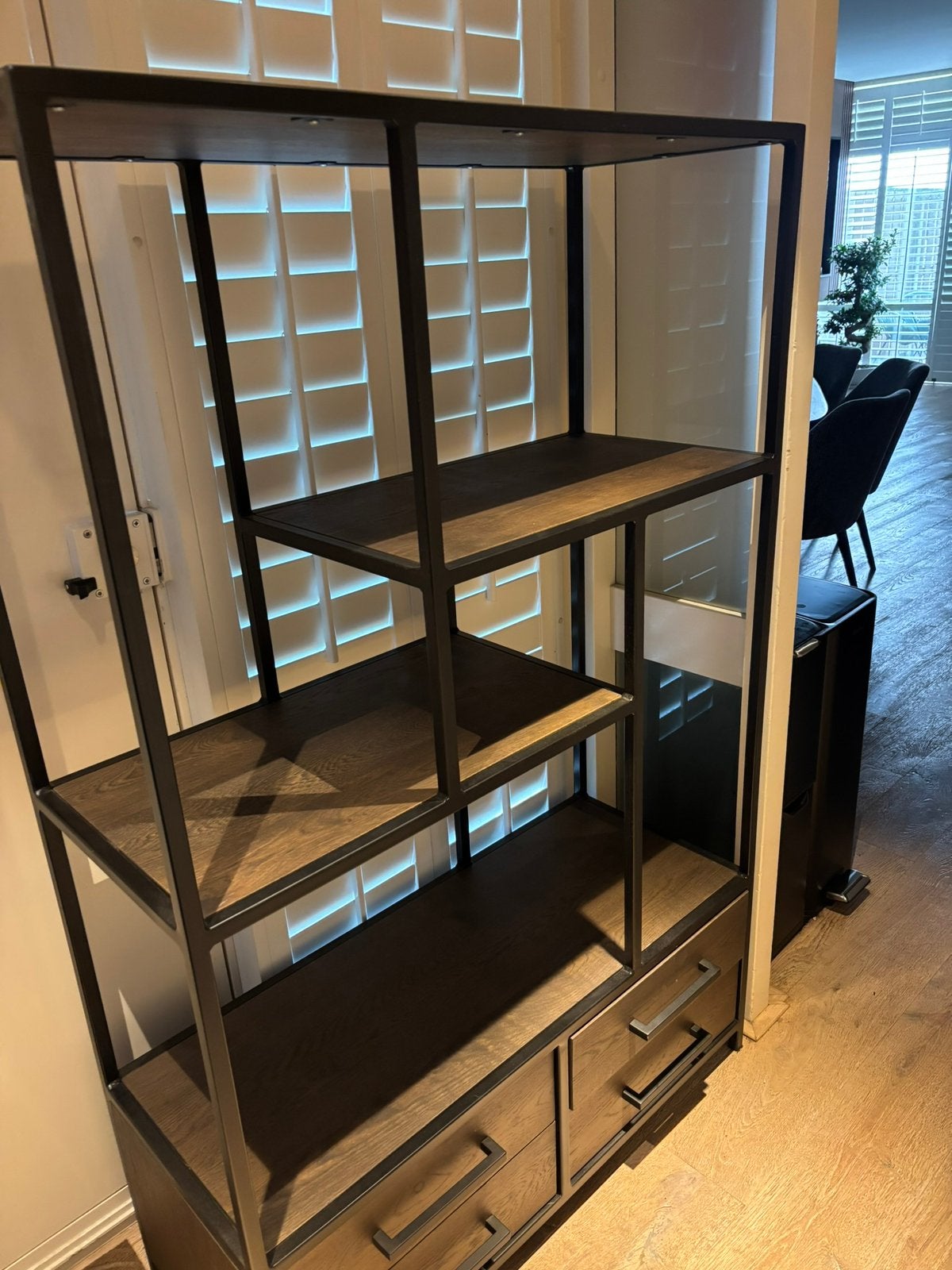 Wandkast Deer Brown Halfjaar oud, Ophalen, Zo goed als nieuw, 25 tot 50 cm, 200 cm of meer