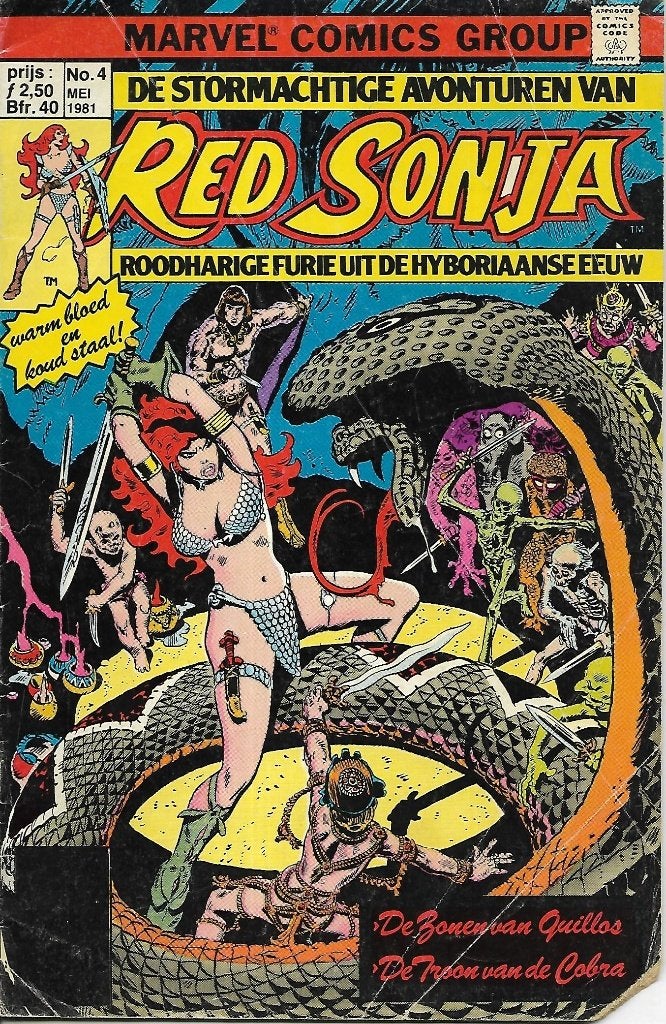 Red Sonja Comics - Nummer 4, Eén comic, Ophalen of Verzenden, Gelezen, Amerika