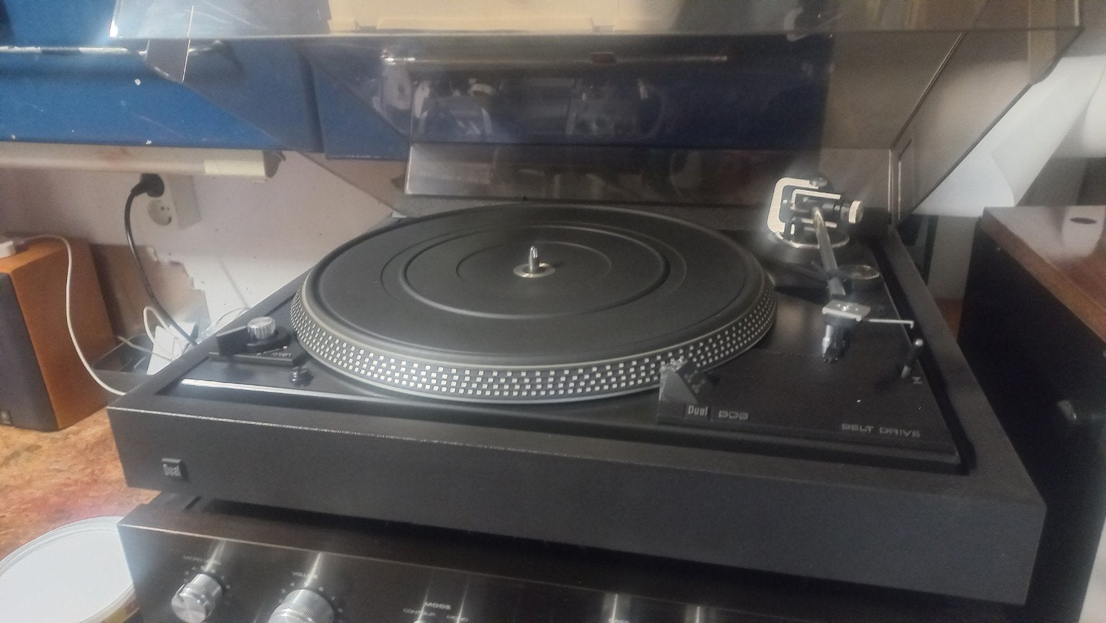 Dual stereo toren met meubel, Ophalen, Gebruikt, Cassettedeck, Overige merken