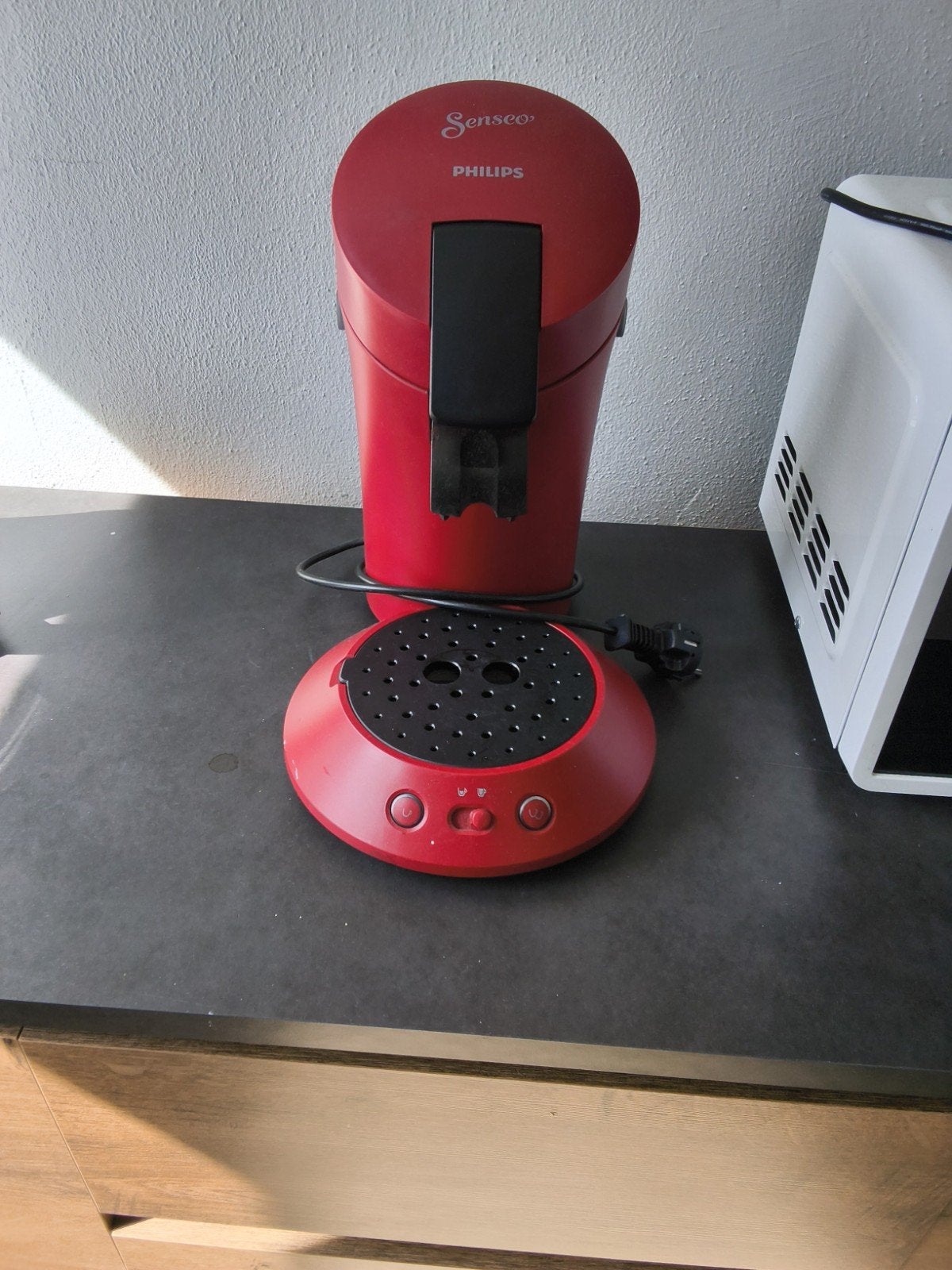 Philips Senseo koffiezetapparaat rood, Ophalen, Gebruikt, Koffiemachine, 2 tot 4 kopjes