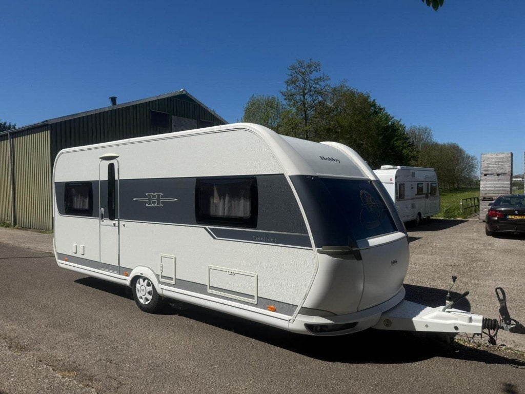 Hobby 540 UL Excellent, Enkele bedden Mover Airco Voortent !, Rondzit, Hobby, Bedrijf, 5 tot 6 meter