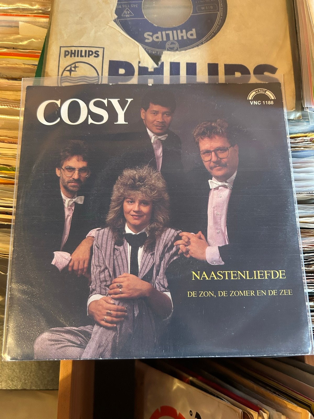 Cosy - Naastenliefde / De Zon, De Zomer En De Zee (Single), Ophalen of Verzenden, Gebruikt, Nederlandstalig