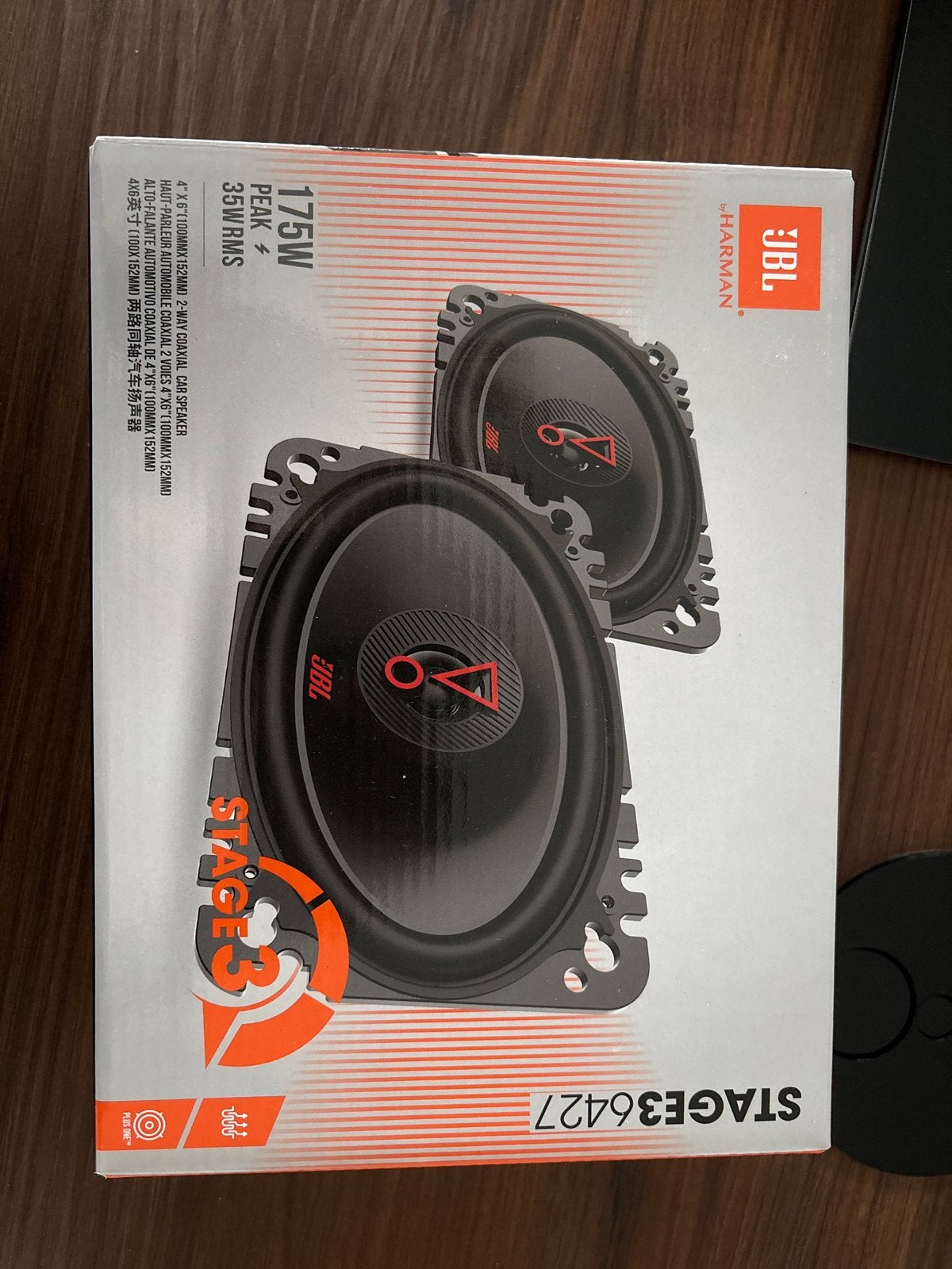 JBL Stage3 6427 4x6 inch 2-weg autospeakers (175W piek), Ophalen of Verzenden, Nieuw