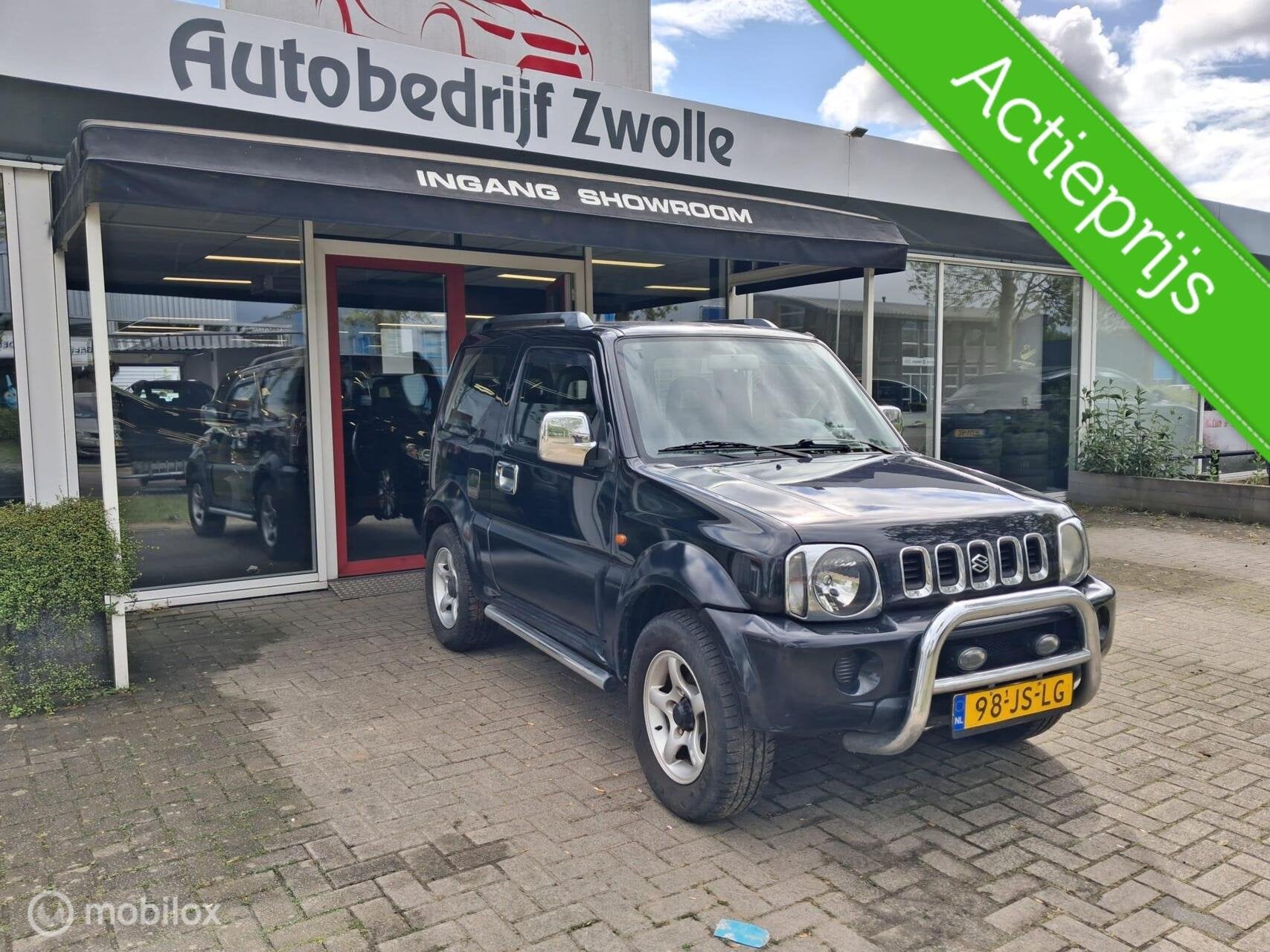SUZUKI JIMNY 1.3 JLX AUTOMAAT|2002|4X4|YOUNGTIMER|AIRCO|APK!, Auto's, Suzuki, Automaat, 1025 kg, Stof, 4 stoelen