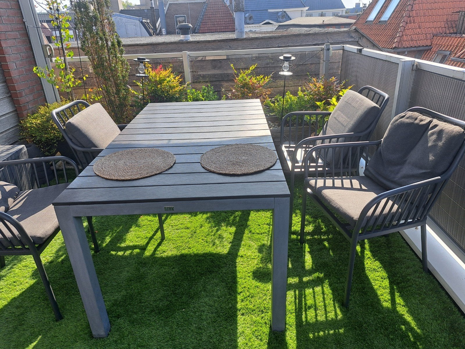 Bellagio eettafel set., Ophalen, Zo goed als nieuw, Overige materialen, Stapelbaar