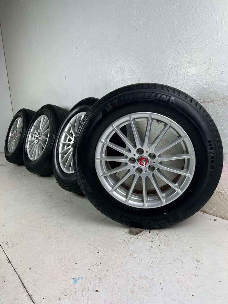 Originele Jaguar I-Pace E-Pace velgen 18" 5x108 zomerset, Auto-onderdelen, Banden en Velgen, Banden en Velgen, Zomerbanden, 18 inch