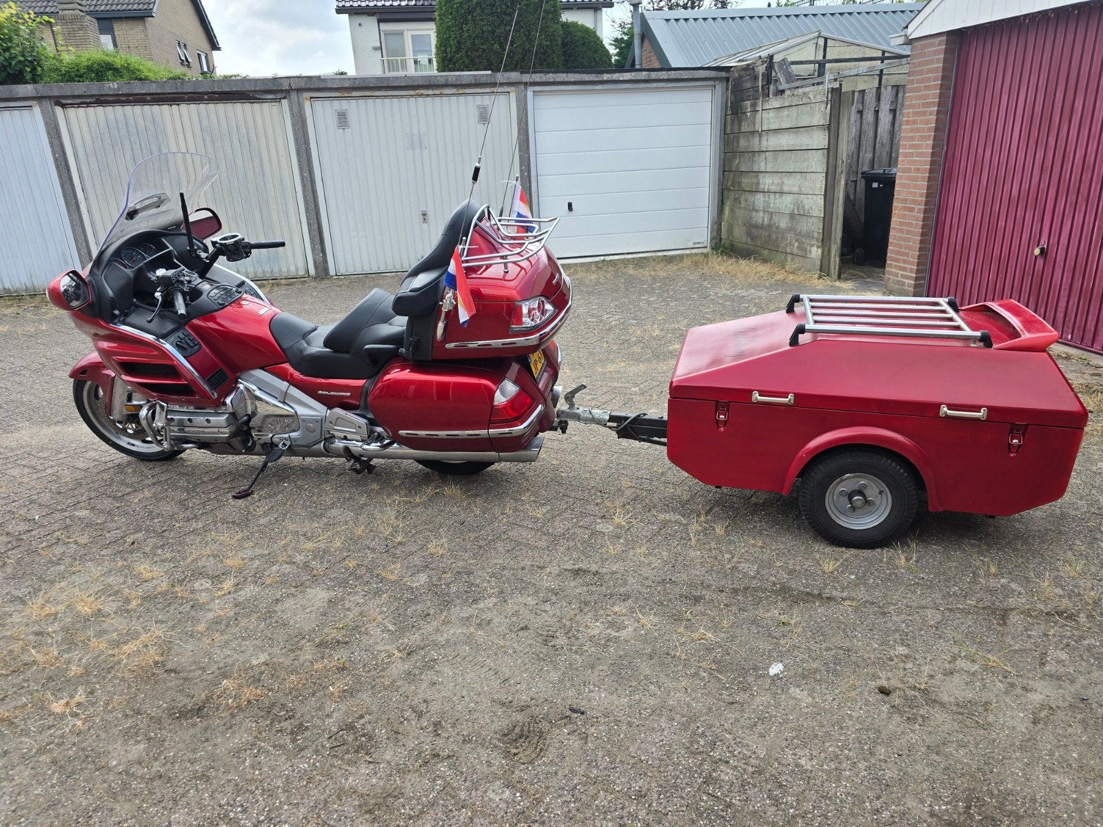 Mooie honda goldwing gl1800 met aanhanger, Motoren, Onderdelen | Honda, Ophalen