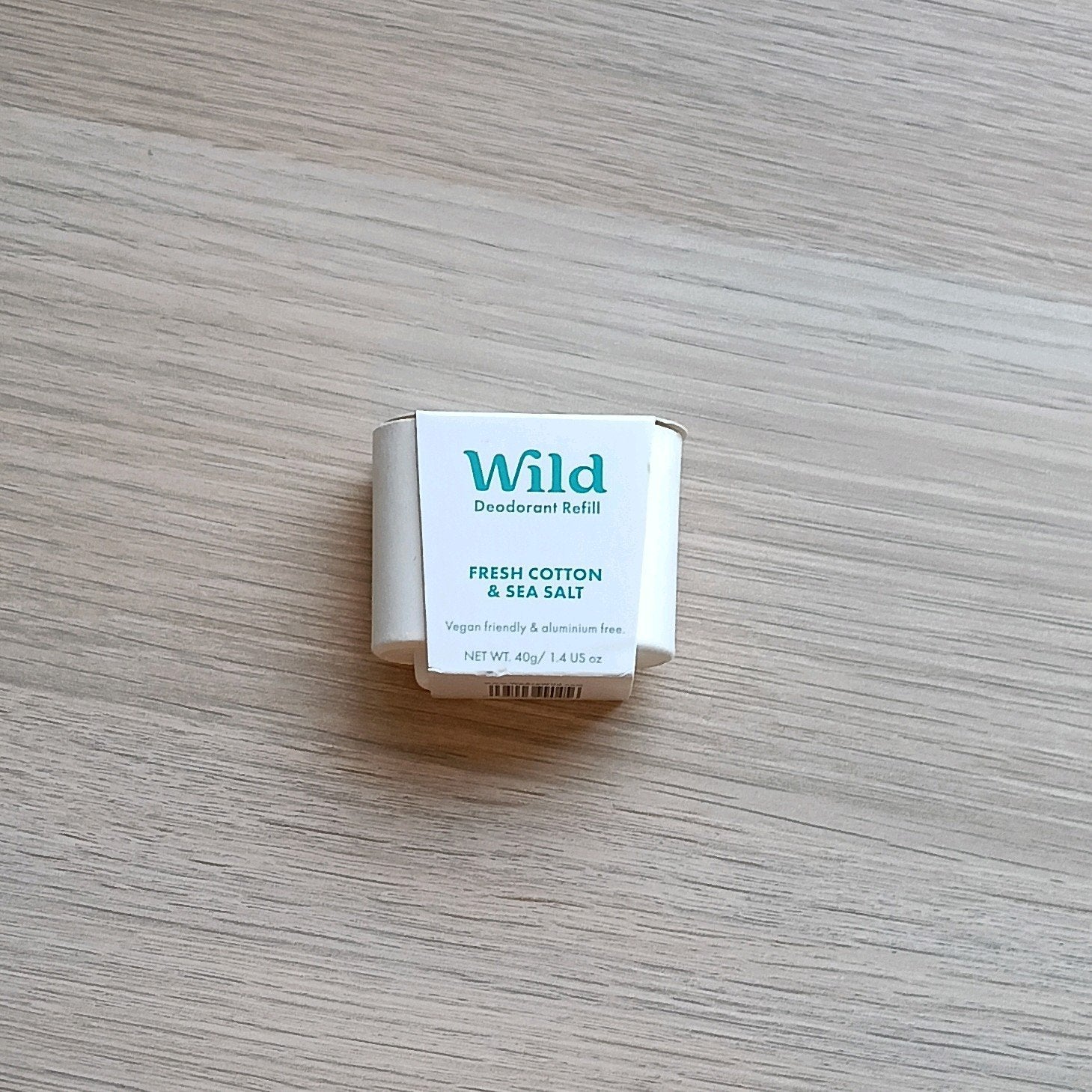 Wild deo refill fresh cotton & sea salt (nieuw), Ophalen of Verzenden, Nieuw