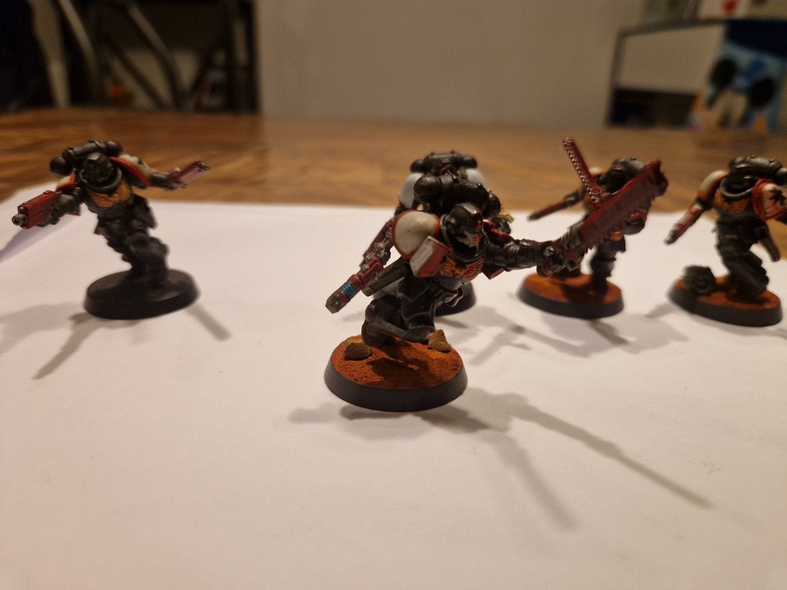 Black Templar Assault Intercessors (3 geverfd, 2 ongeverfd), Hobby en Vrije tijd, Gebruikt, Figuurtje(s), Ophalen of Verzenden