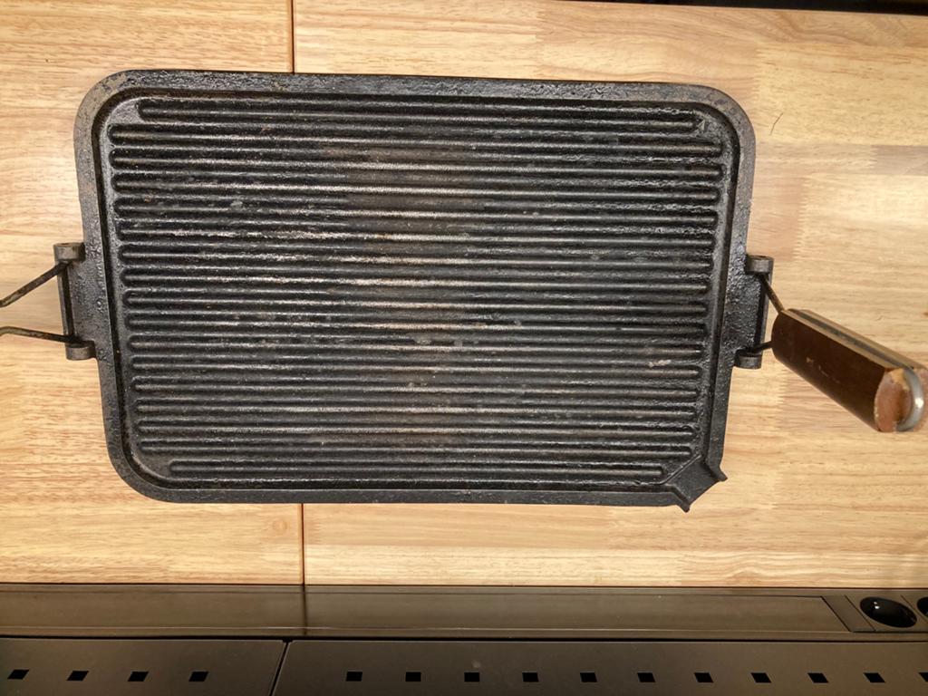 Grillplaat voor op gasfornuis, Ophalen, Gebruikt