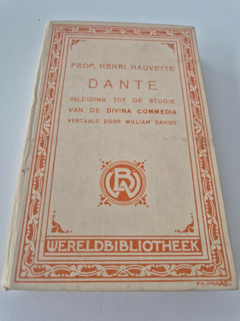 Dante - Inleiding tot de studie van de Divina Commedia, Ophalen of Verzenden, Gelezen, Prof. Henri Hauvette, Nederland