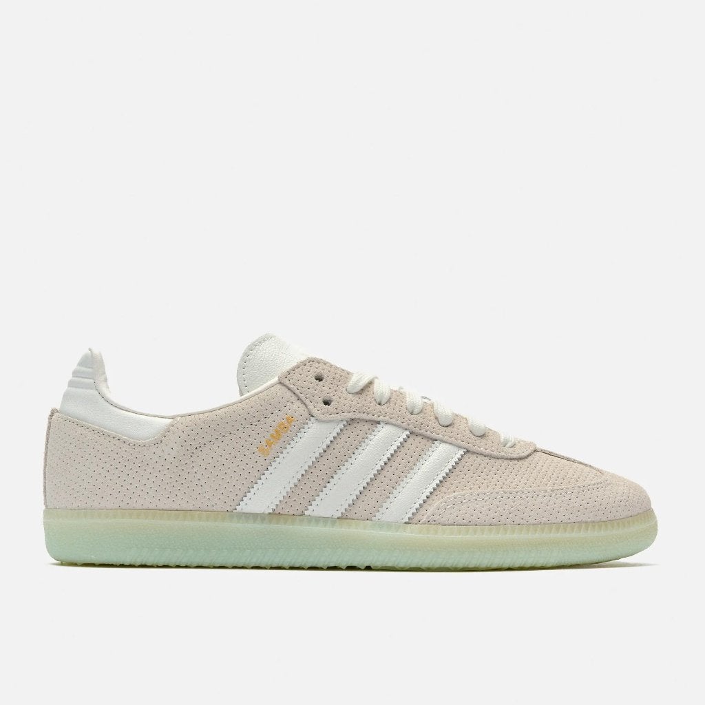 Adidas Samba OG Core White / Almost Blue, Kleding | Heren, Schoenen, Verzenden, Wit, Nieuw, Sneakers of Gympen