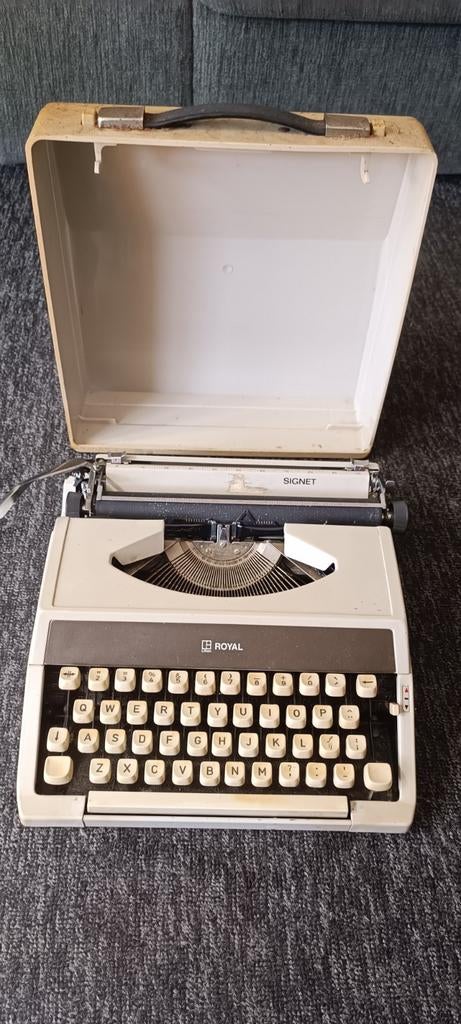 vintage Royal Signet portable typemachine (jaren '60 of '70), Antiek en Kunst, Ophalen of Verzenden