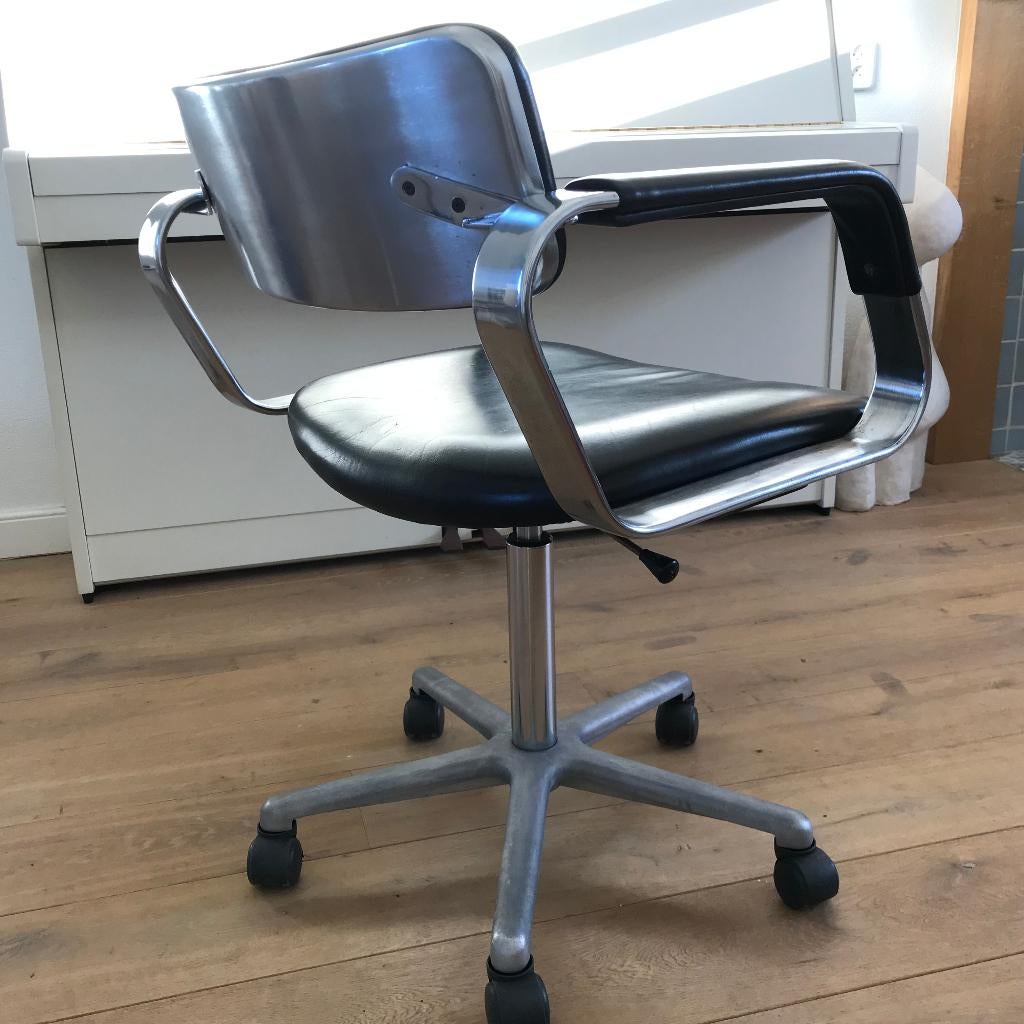 Bureaustoel Eero Aarnio Silver Collection vintage stoel, Huis en Inrichting, Bureaustoelen, Gebruikt, Zwart, Ophalen of Verzenden