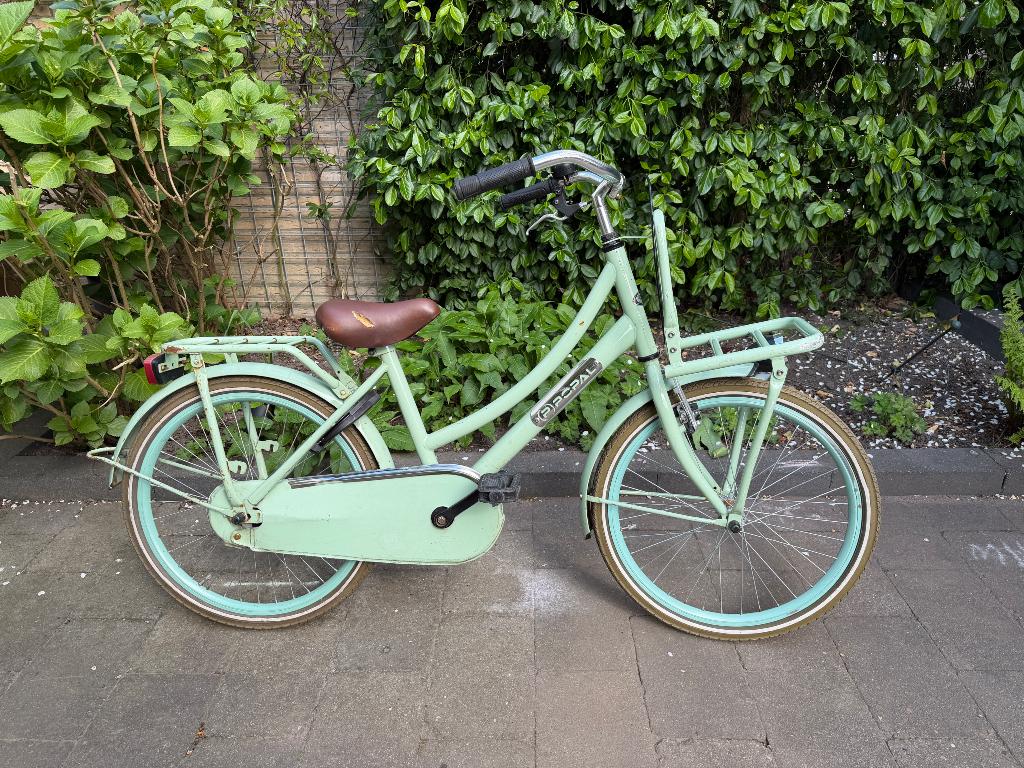 Meisjesfiets Popal, Ophalen, 22 inch, Gebruikt, Handrem