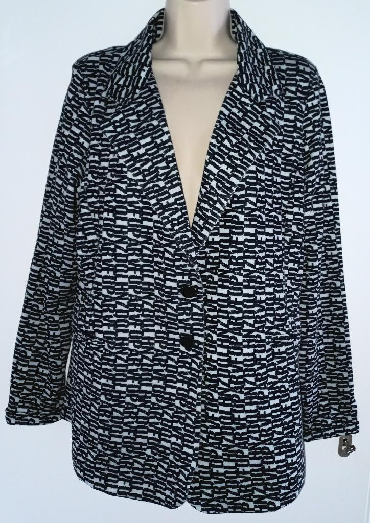 Enjoy vest jasje maat XL (44/46), Ophalen of Verzenden, Zo goed als nieuw, Zwart, Jasje of Colbert