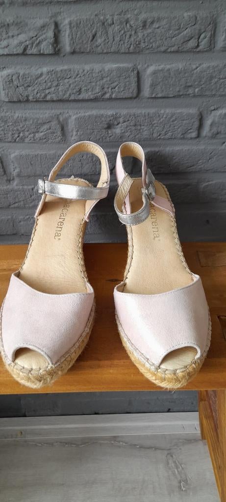 Macarena espradilles # zomer schoen, maat 39, ALS NIEUW!, Ophalen of Verzenden, Zo goed als nieuw, Roze, Sandalen of Muiltjes