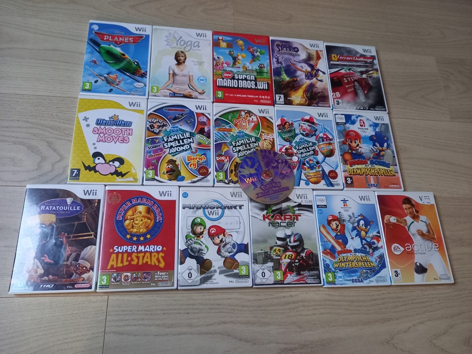 Nintendo Wii compleet met 17 games, Spelcomputers en Games, Ophalen of Verzenden, Zo goed als nieuw