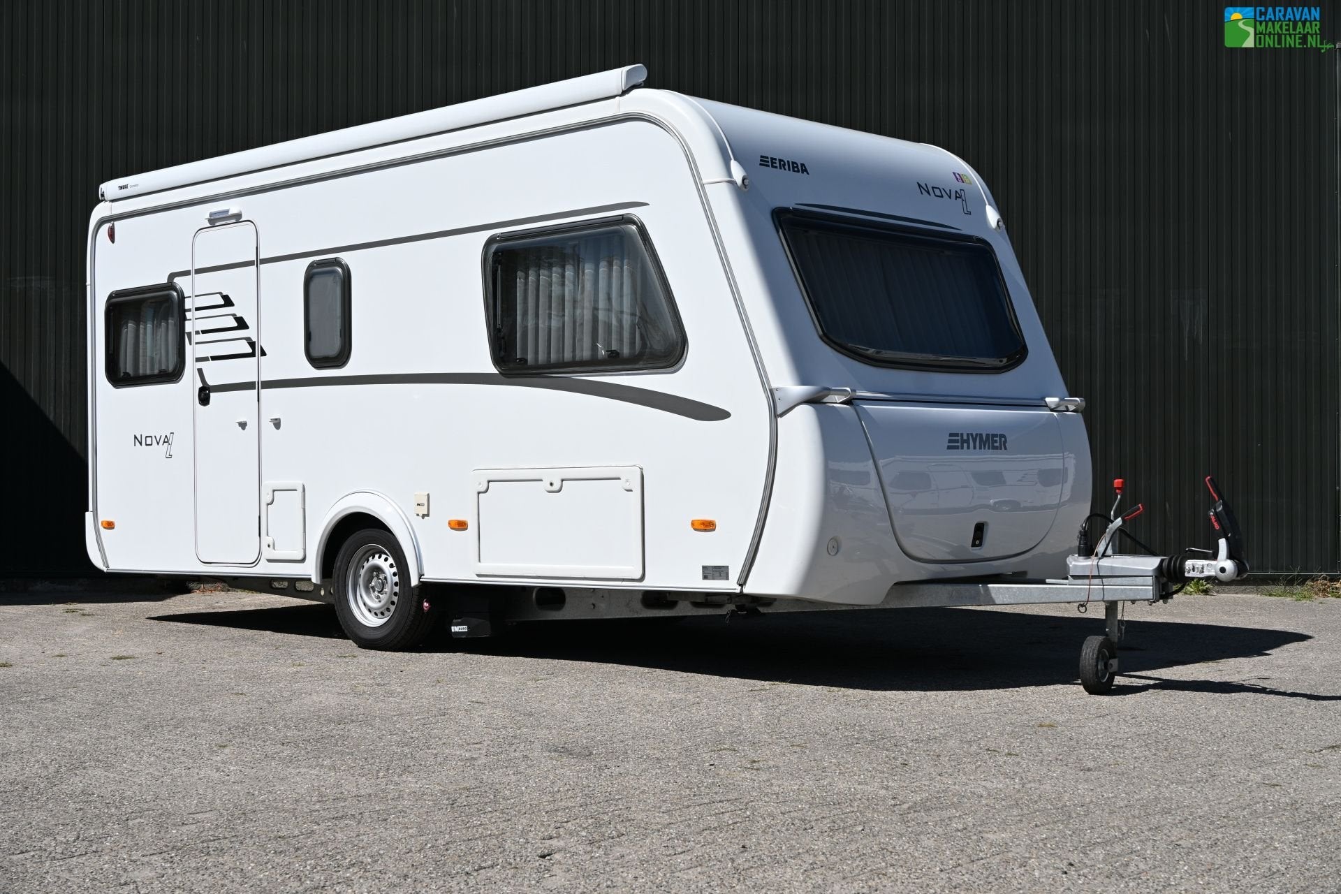 Eriba Nova Light 470 Mover|Cass. Luifel|enkele bedden|, Caravans en Kamperen, Caravans, Rondzit, Bedrijf, Tot en met 3, Kachel