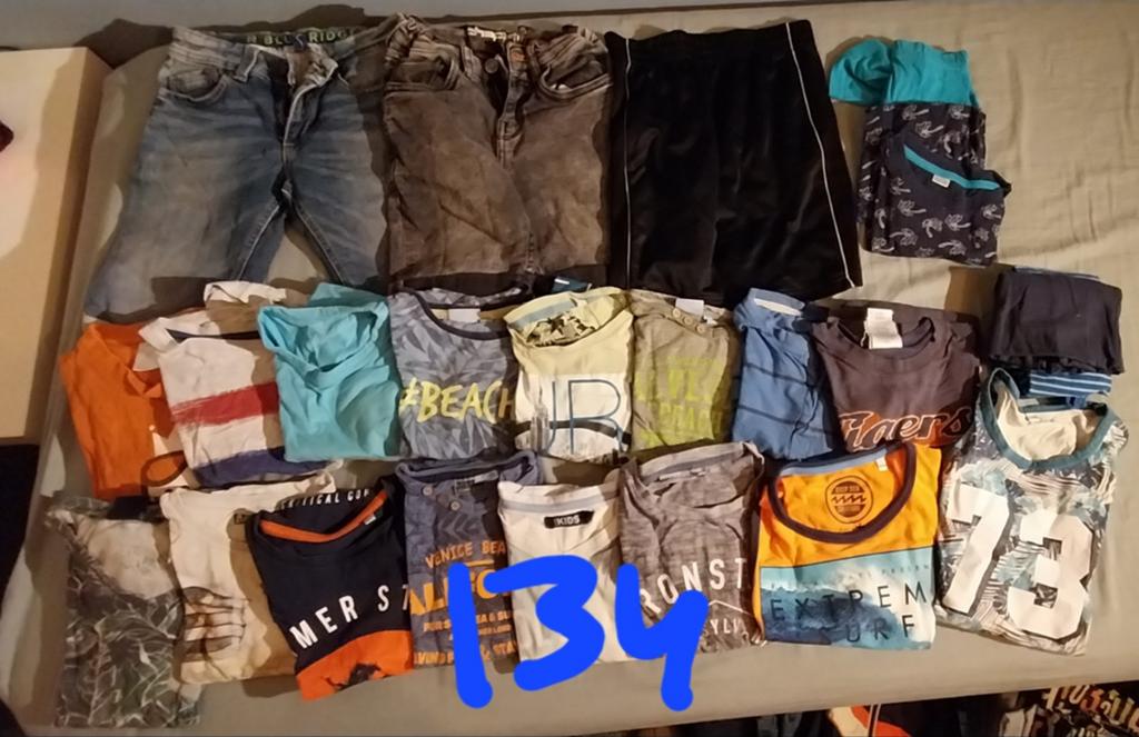 Jongenskleding pakket maat 134 - Diverse merken, Gebruikt, Setje, Jongen, Diverse merken