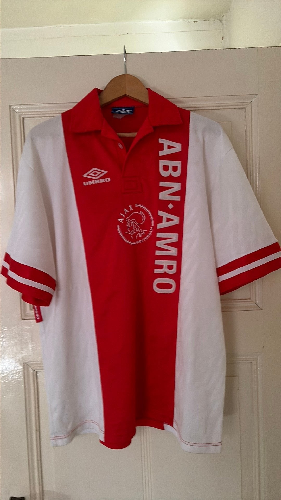 Ajax thuisshirt 1994/1995 Umbro XL, Maat XL, Ophalen of Verzenden, Zo goed als nieuw, Shirt