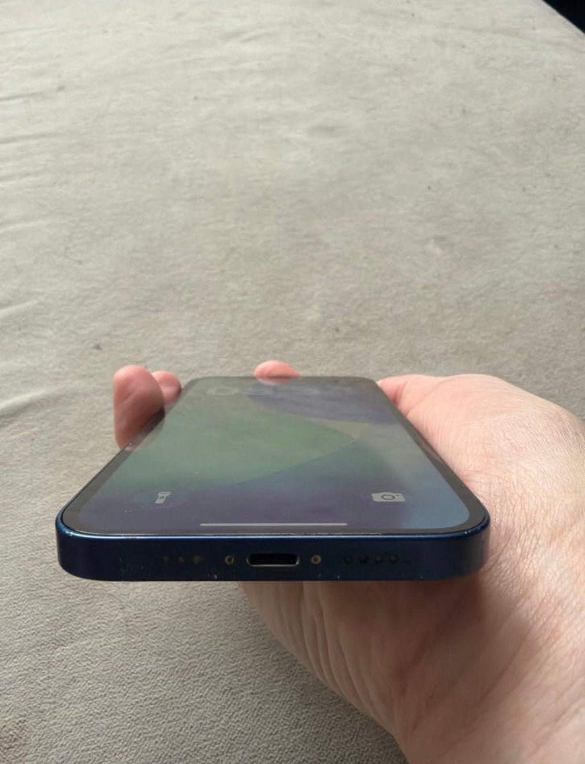 iPhone 12 Blauw 128GB, Telecommunicatie, Mobiele telefoons | Apple iPhone, Ophalen, 128 GB, Blauw, 88 %