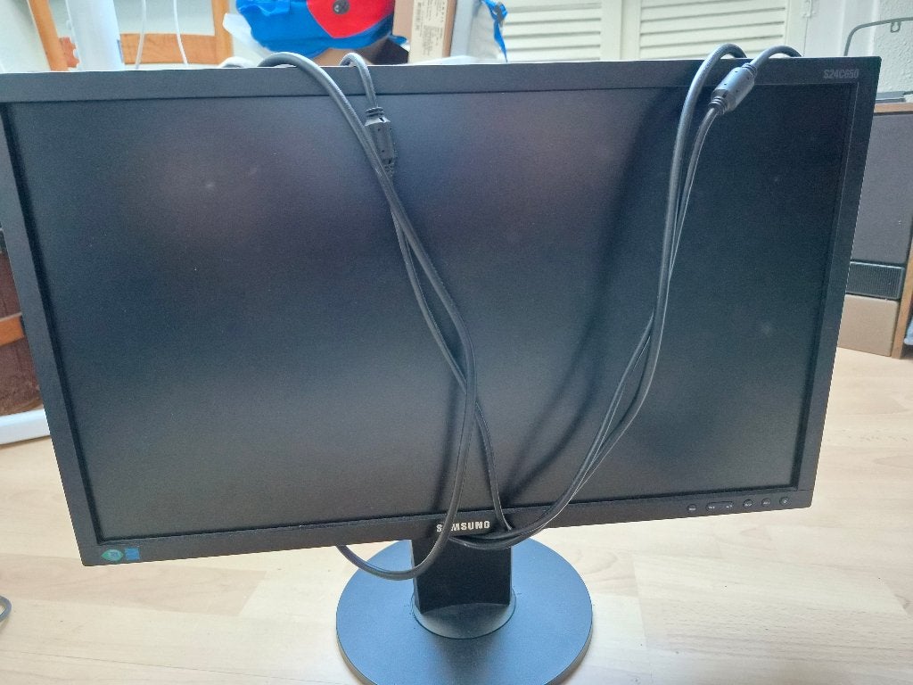 24 inch samsung monitor, Computers en Software, 3 tot 5 ms, DisplayPort, Full HD, Zo goed als nieuw