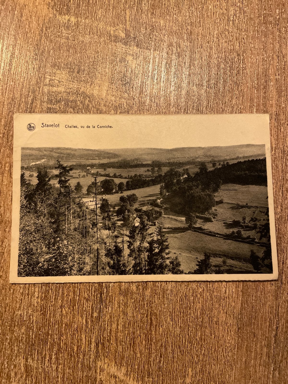 Oude Ansichtkaart Stavelot, België - Vue de la Corniche, Ophalen of Verzenden, 1940 tot 1960, Gelopen, België en Luxemburg
