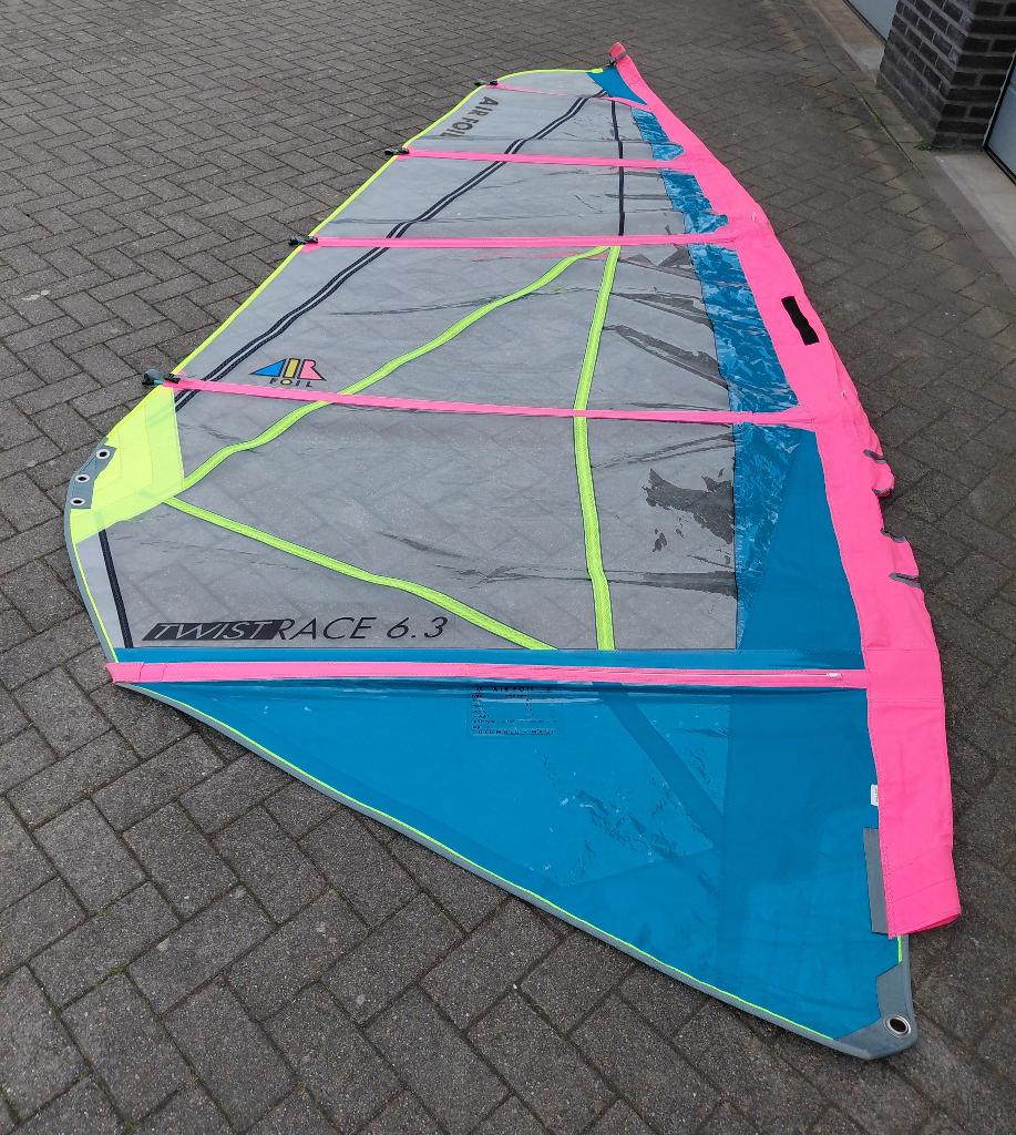 Surfzeil Air foil race 6.3, Watersport en Boten, 5 tot 6.5 m², Zeil, Ophalen, Overige merken