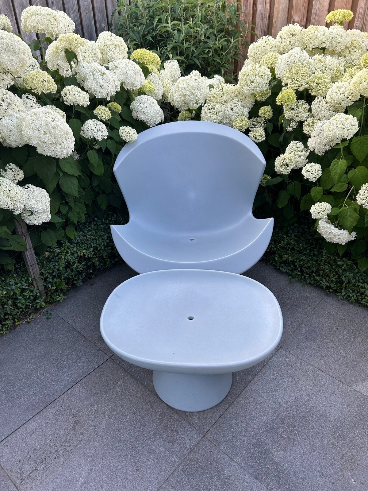 Karim Rashid KITE  lounge chair “LABEL” 2004, Kunststof, Gebruikt, Stoel, Tuinset