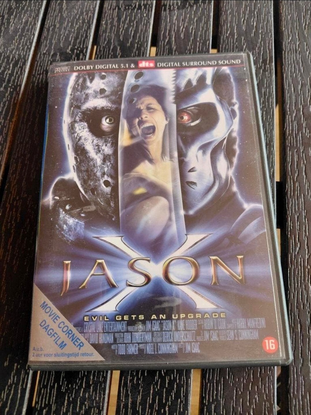 Friday the 13th dvd: Jason X. Ex-Rental., Cd's en Dvd's, Dvd's | Horror, Vanaf 16 jaar, Ophalen of Verzenden, Gebruikt, Slasher